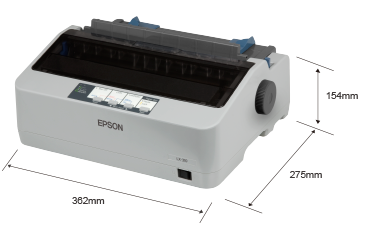 产品外观尺寸 - Epson LX-310产品规格